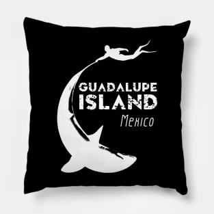 Guadalupe Island Shark Diving Pillow