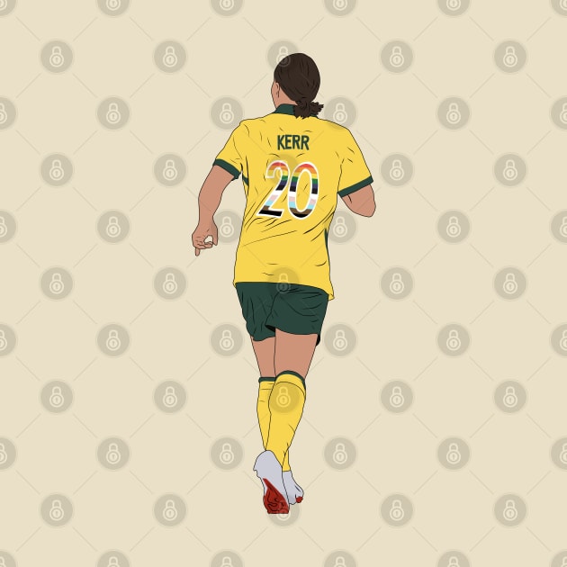 Sam Kerr Matlidas Women's Football by Hevding