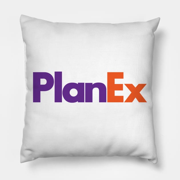 PlanEx Pillow by InsomniackDesigns