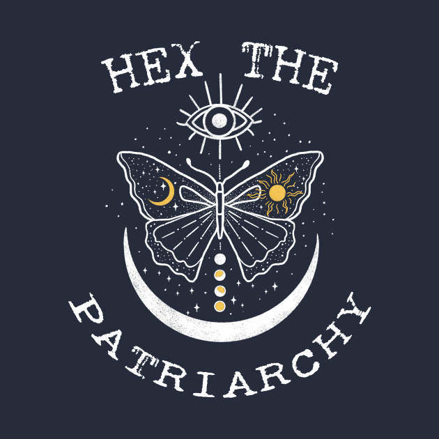 Hex The Patriarchy Femіnist Witch Funny Magical Mystical Magic moon by Meteor77