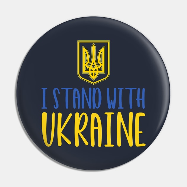 I stand with ukraine Pin by julia_printshop