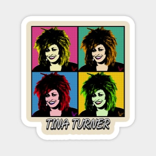 Tina Turner 80s Pop Art Style Magnet