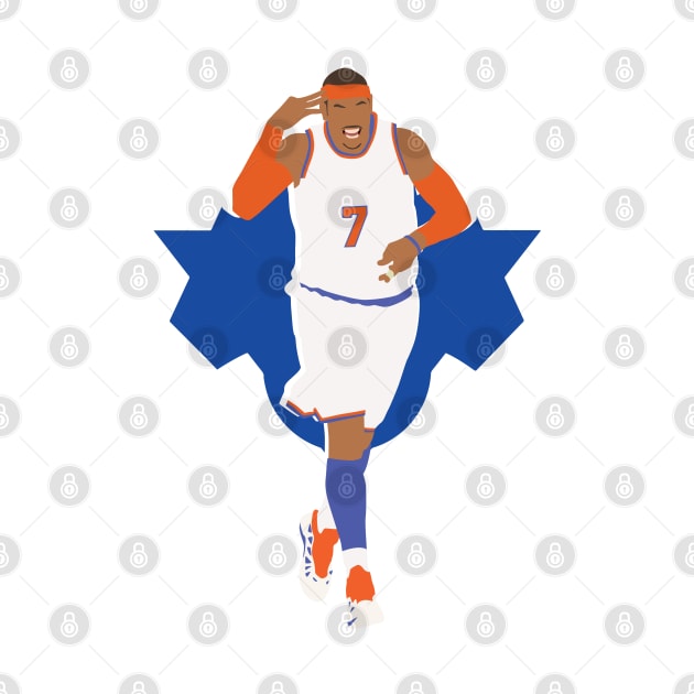 Carmelo Anthony "3 to the Dome" N.Y Knicks by Jackshun