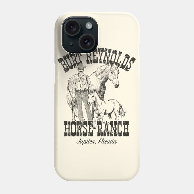 Burt Reynolds Horse Ranch 1968 Phone Case by JCD666