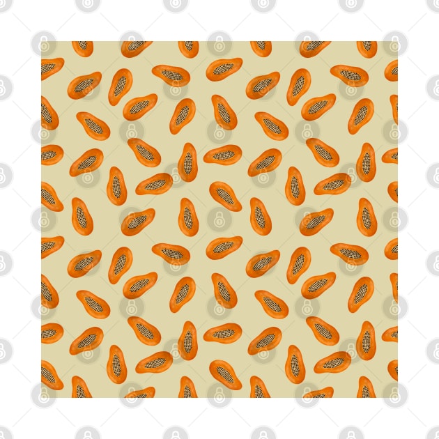 Papaya Pattern by Janremi