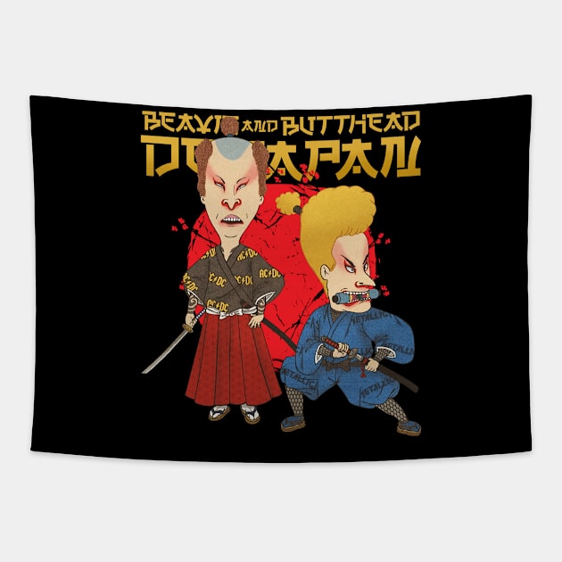 beavis and butthead do japan Tapestry by donatkotak