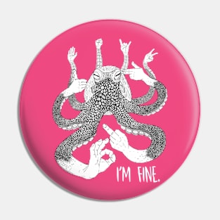 I'm fine Pin