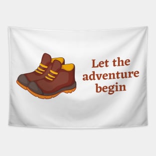 Let The Adventure Begin Tapestry