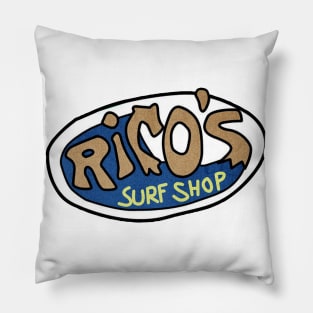 ricos surf shop Pillow