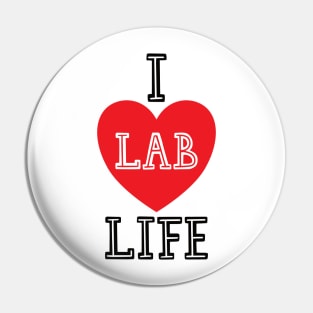 I lab life Pin