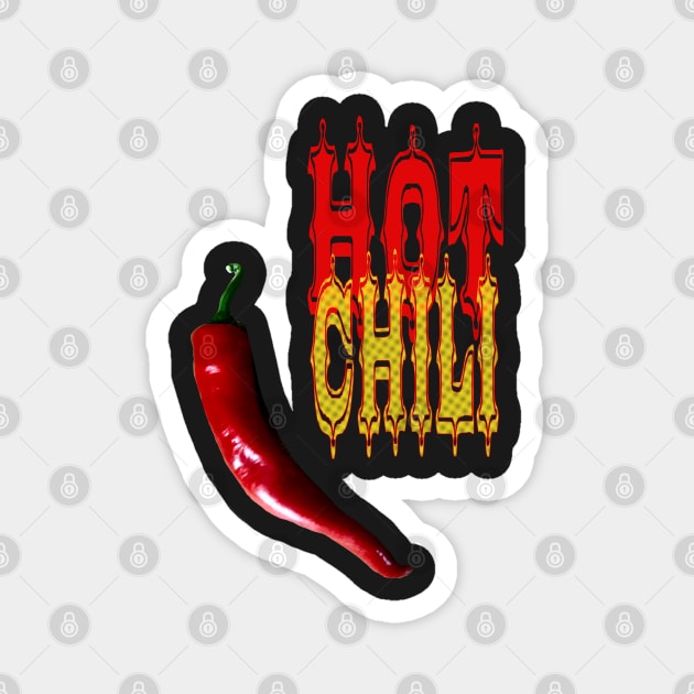 Hot as Chili Spicy Magnet by PlanetMonkey