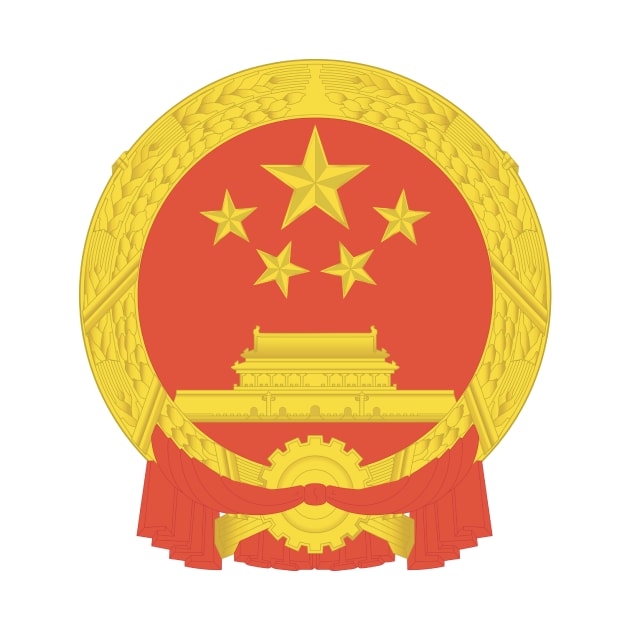 National Emblem of China by Wickedcartoons