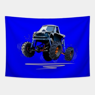 Cartoon Monster Truck Tapestry