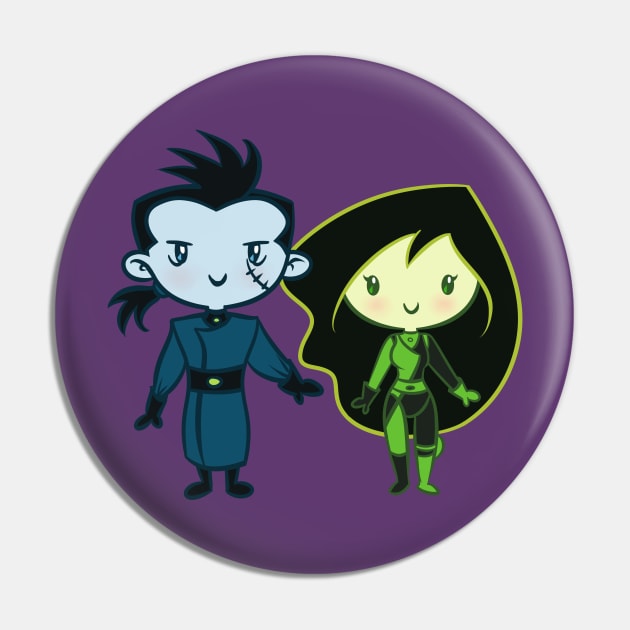 Drakken & Shego: Lil' CutiEs Pin by Ellador