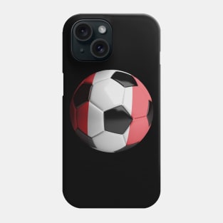 Peru Soccer Ball Phone Case