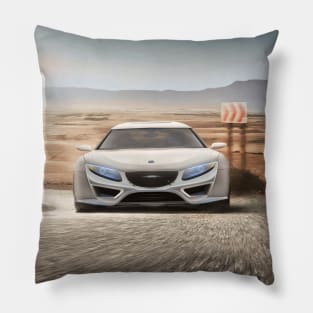 Turbo hero concept Pillow