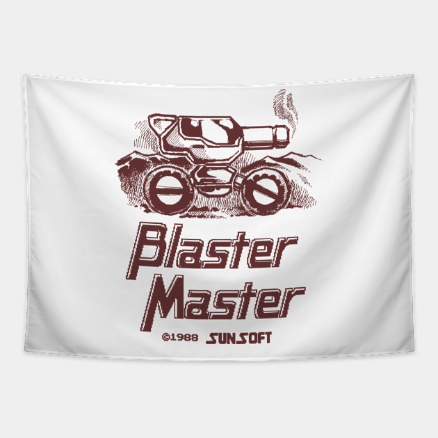 Blaster Master Sketch Tapestry by dposhirts