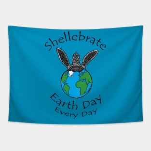 Earth Day Turtle Hatchling Tapestry