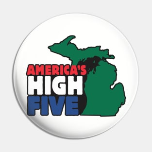 America's High Five Pin