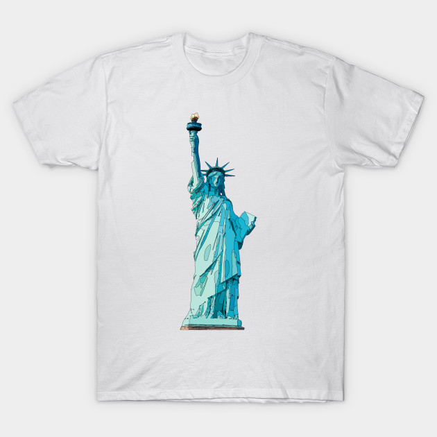 Lady Liberty Statue Of Liberty T Shirt Teepublic