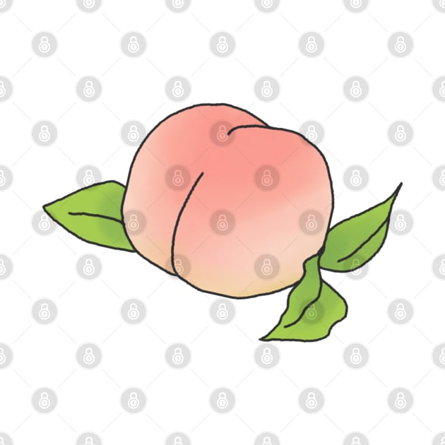 Cute Peachy Peach by PeachPantone