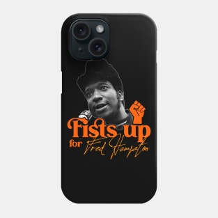 Fred Hampton ))(( Fists Up BLM Revolutionary Tribute Phone Case