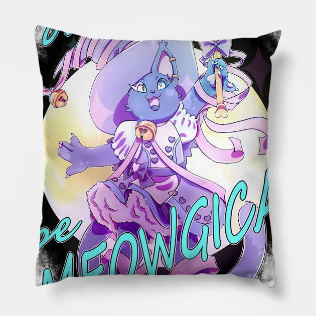 You can be MEOWGICAL! Pillow by Minji Fox