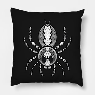 Tarantula Cartoon (Poecilotheria vittata) Pillow