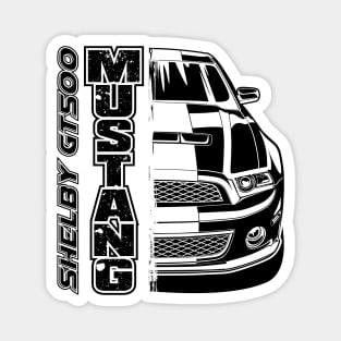 Mustang Shelby GT500 (Black Print) Magnet