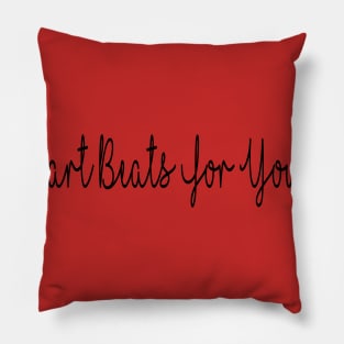 Heart Beats 4 You Pillow