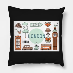 London Icons, Poster Pillow