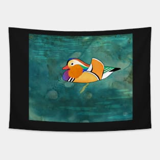 Mandarin Duck (Aix galericulata) Tapestry