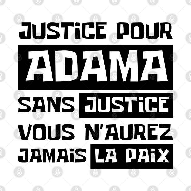 Justice Pour ADAMA by CF.LAB.DESIGN