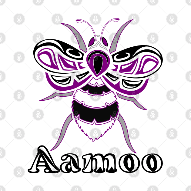 Asexual Aamoo (Bee) by KendraHowland.Art.Scroll
