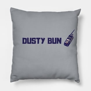 Dusty Bun Radio ( Suzie Poo available )Matching couples Pillow