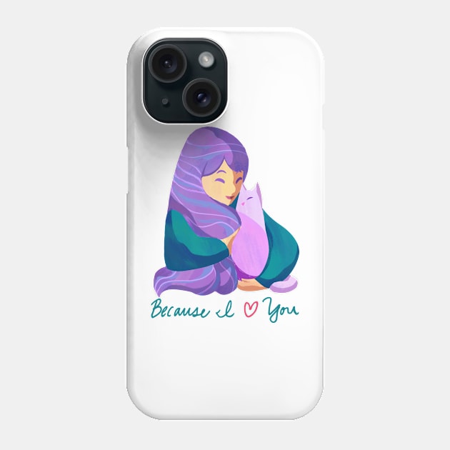 Cat Mom Phone Case by WarmEmbrace