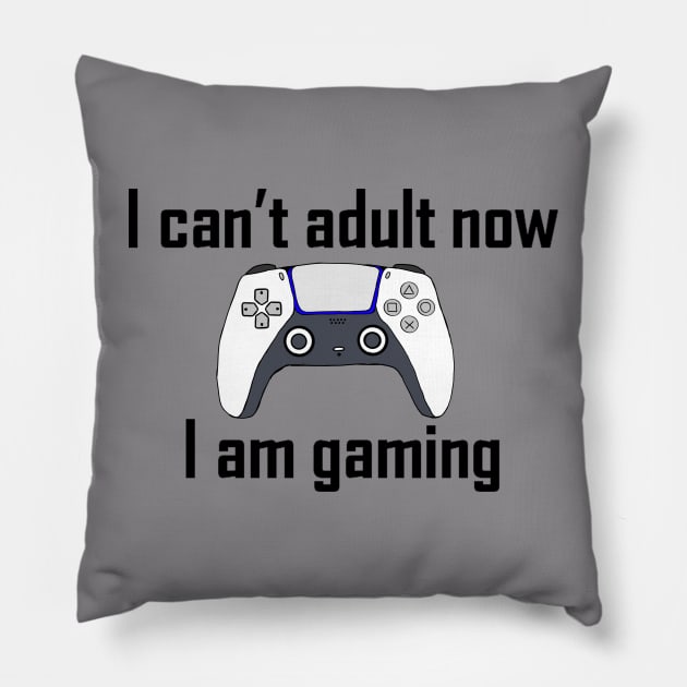 PS5 controller T-shirt Pillow by CuteGirlsStore