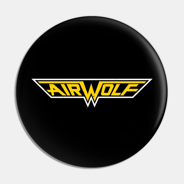 Airwolf VHS Logo Pin by MalcolmDesigns