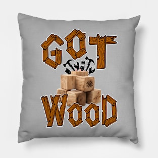 Got Tools and Wood Pillow