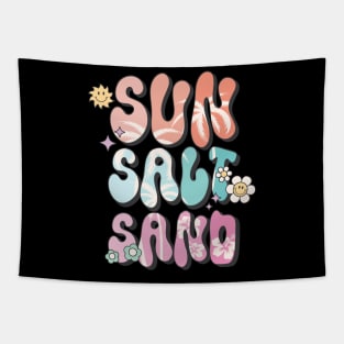 Retro Sun salt sand Tapestry
