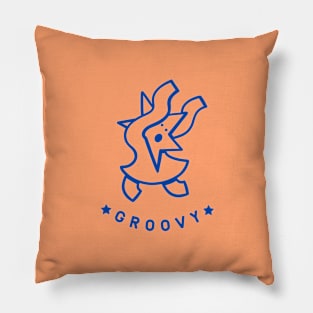 let's get groovy and Weird. Minimal, Funny Friday vibes Pillow