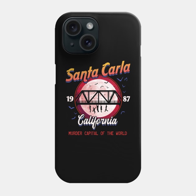 Santa Carla Lost Boys Phone Case by SunsetSurf