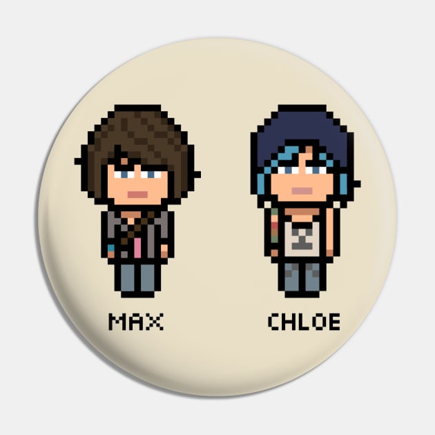 Max & Chloe from Life Is Strange Pin by TheBanannaTheory