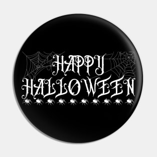 Halloween typographic design II Pin