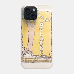 French Poster Ad - Chocolat Delacre Phone Case