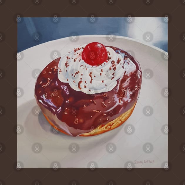 Black Forest Donut painting by EmilyBickell