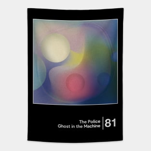 Ghost in the Machine / Minimalist Graphic Artwork Design Tapestry