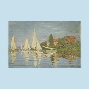 Regattas at Argenteuil - Claude Monet T-Shirt