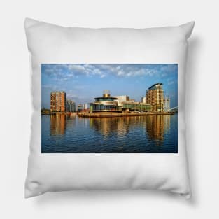 Salford Quays Reflections Pillow