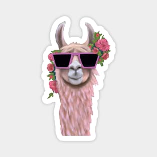 Super cool llama Magnet